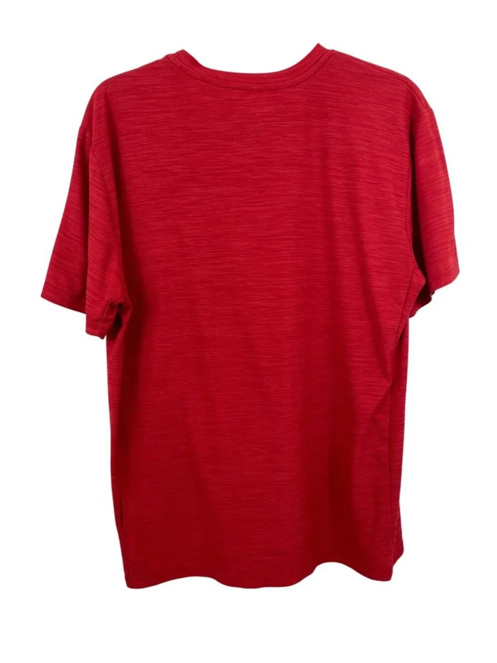 Nike Dri-Fit Red Heathered Short Sleeve T-Shirt Mens Size Large